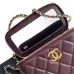 CHANEL CC GHW Vanity Case 2 Way Shoulder Bag #A49145
