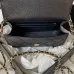 CHANEL Caviar Quilted Chain Top Handle With Chain White/Black #A49146