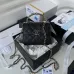 CHANEL Caviar Quilted Chain Top Handle With Chain White/Black #A49146