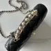 CHANEL Lambskin Quilted Crystal Top Handle Clutch #A50415