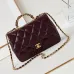 CHANEL Lambskin Quilted Mini Rectangular Flap  #A49156