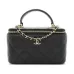 CHANEL Lambskin Quilted Small Top Handle Vanity Case High Quality #A47164