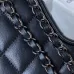 CHANEL Lambskin Quilted Walk of Fame Star Bag Black #A49166