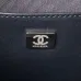 CHANEL Lambskin Quilted Walk of Fame Star Bag Black #A49166