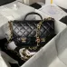 CHANEL Sheepskin Crossbody One Shoulder Handbags Women's Black #A49158