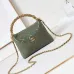 Chanel 22 small handbag, Shiny grained calfskin, enamel #A49153