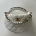 Chanel 23k Hula Hoop Bag with Camelia #A50411