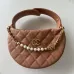 Chanel 23k Hula Hoop Bag with Camelia #A50411