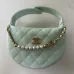 Chanel 23k Hula Hoop Bag with Camelia #A50411