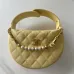 Chanel 23k Hula Hoop Bag with Camelia #A50411