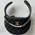 Chanel 23k Hula Hoop Bag with Camelia #A50411