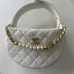 Chanel 23k Hula Hoop Bag with Camelia #A50411