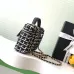 Chanel 25C Black and White Tweed Top Handle Vanity Case #A49148