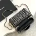 Chanel 25C Black and White Tweed Top Handle Vanity Case #A49148