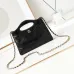 Chanel 31 mini shopping bag, Suede calfskin, lambskin #A49141