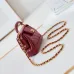 Chanel Brown Quilted Lambskin Top Handle Mini Bag Brushed #A49152