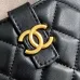 Chanel Clutches with Chain - Small Leather Goods size:18×17×6cm #A54074
