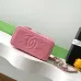 Chanel Lambskin Quilted Metal Small Top Handle Vanity Case #A50409