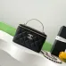 Chanel Lambskin Quilted Metal Small Top Handle Vanity Case #A50409