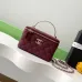 Chanel Lambskin Quilted Metal Small Top Handle Vanity Case #A50409