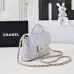 Chanel Mini Rectangular Flap with Top Handle Black Lambsk #A50222