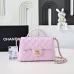 Chanel Mini Rectangular Flap with Top Handle Black Lambsk #A50222