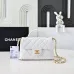 Chanel Mini Rectangular Flap with Top Handle Black Lambsk #A50222