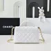 Chanel Mini Rectangular Flap with Top Handle Black Lambsk #A50222