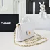 Chanel Mini Rectangular Flap with Top Handle Black Lambsk #A50222