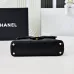 Chanel Mini Rectangular Flap with Top Handle Black Lambsk #A50222