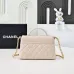 Chanel Mini Rectangular Flap with Top Handle Black Lambsk #A50222
