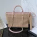 Chanel Natural Raffia Small Deauville Tote size:34cm #A54036