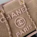 Chanel Natural Raffia Small Deauville Tote size:34cm #A54036