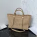 Chanel Natural Raffia Small Deauville Tote size:34cm #A54036