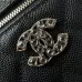 Chanel New Black Gold Cosmetic Bag #A50414
