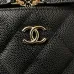 Chanel New Black Gold Cosmetic Bag #A50414