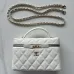 Chanel New Black Gold Cosmetic Bag #A50414