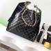 Chanel Quilted Drawstring Bucket Bag #A45535