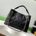 Chanel Shopping bag, Calfskin &amp; gold-tone metal, black size:36×24×12cm #A53503