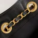 Chanel Shopping bag, Calfskin &amp; gold-tone metal, black size:36×24×12cm #A53503