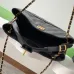 Chanel Shopping bag, Calfskin &amp; gold-tone metal, black size:36×24×12cm #A53503