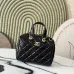 Chanel Small bowling bag, Patent crumpled calfskin size:17×21×3cm #A53908