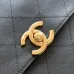 Chanel cc 25S Vintage Flap Bag Maxi flap bag with top handle #A53498