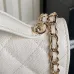 Wallet on chain - Shiny grained calfskin &amp; silver-tone metal #A49149