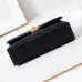 Wallet on chain - Shiny lambskin, imitation pearls #A49157
