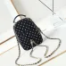 Chanel Backpack Classic zipped coin purse - Grained shiny calfskin #A49189