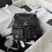 Chanel Black Quilted Calfskin Medium Duma Pockets #A49150
