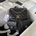 Chanel Black Quilted Calfskin Medium Duma Pockets #A49150