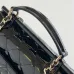 Chanel Black patent leather box bag top quality #A45530