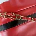 Chanel Chanel 22 Coco Mark Border Calf Leather Black/White/Red #A49197